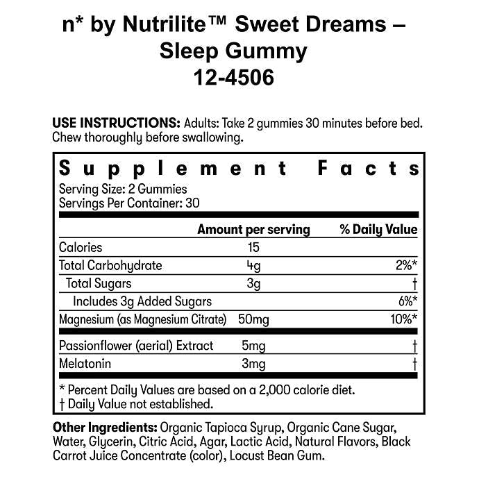 n* by Nutrilite™ Sweet Dreams – Sleep Gummies