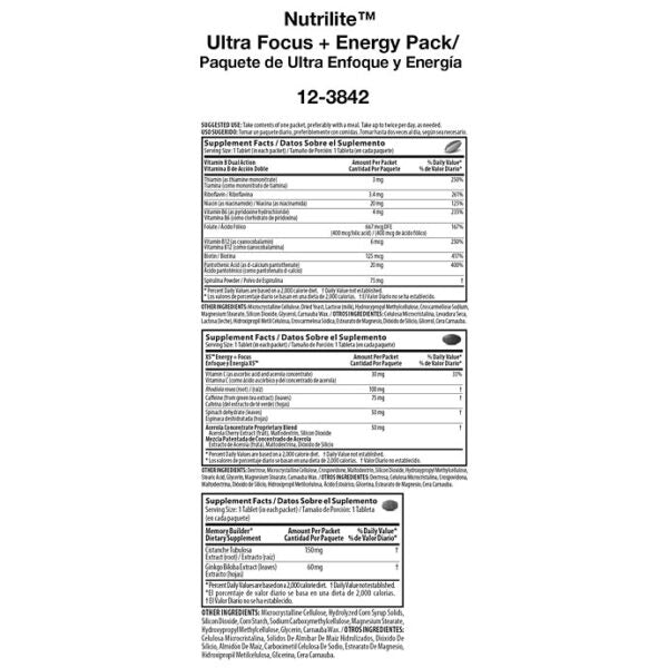 Nutrilite™ Ultra Focus Energy Pack