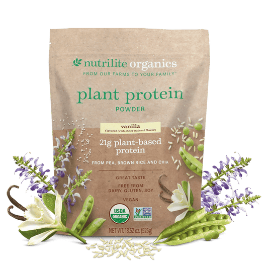 Nutrilite™ Organics Plant Protein Powder – Vanilla