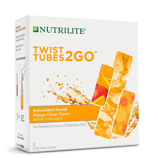 Nutrilite™ Twist Tubes 2GO™ – Antioxidant Health – Mango Citrus