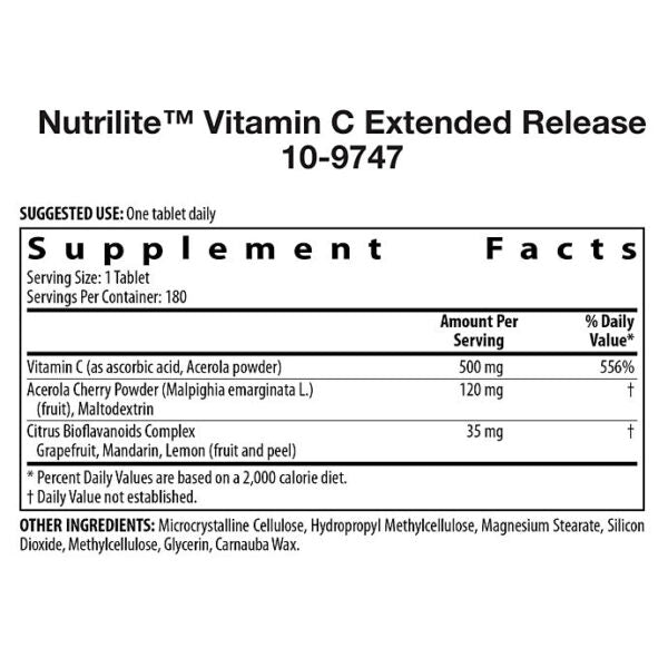 Nutrilite™ Vitamin C Extended Release – 180 Tablets