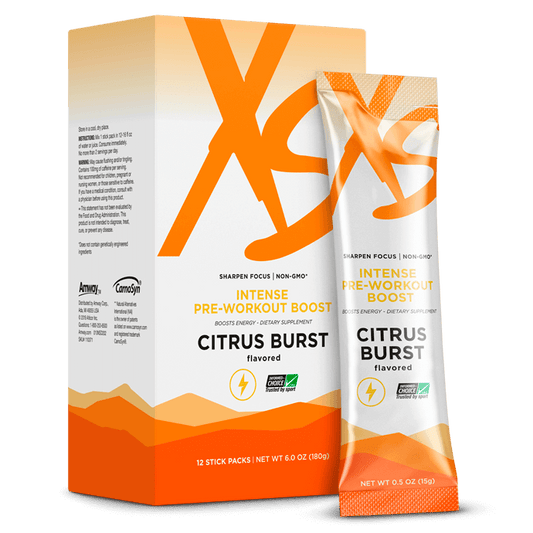 XS™ Intense Pre-Workout Boost – Citrus Burst (Stick Packs)